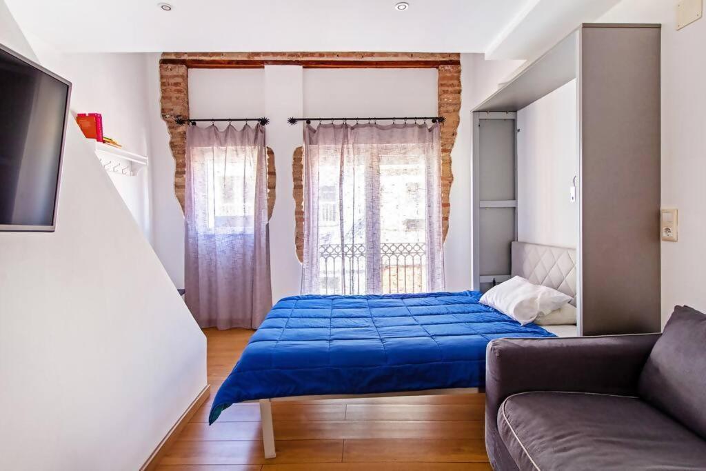 Apartamento Con Terraza Privada Cerca De La Playa Valencia Buitenkant foto